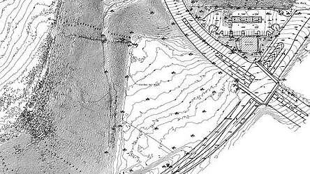 Boundary with Topography